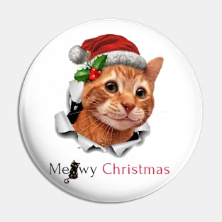 MEOWY CHRISTMAS Pin