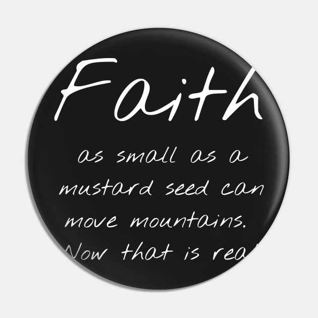 Faith Pin by Humblebird