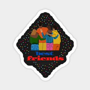 symbolic friends logo inspired by friends Magnet