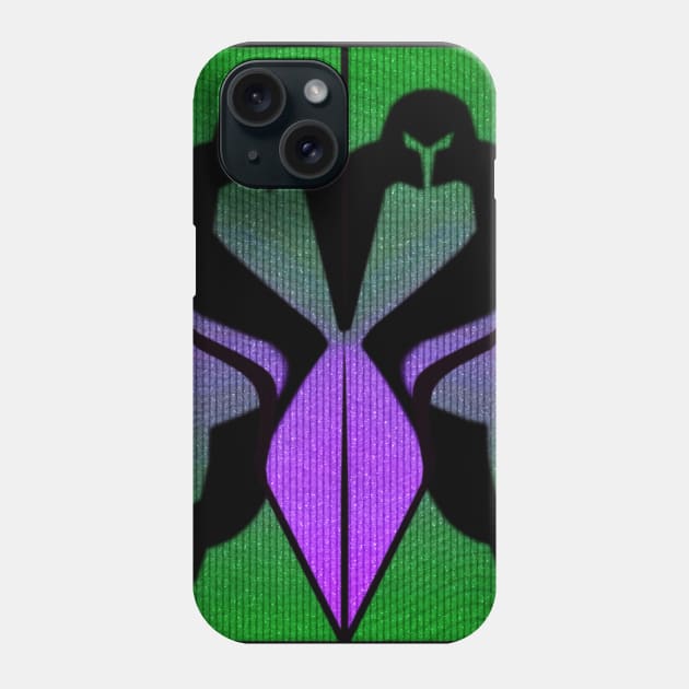 Purple Green Obsidian Order Jevonite Dagger Phone Case by OrionLodubyal