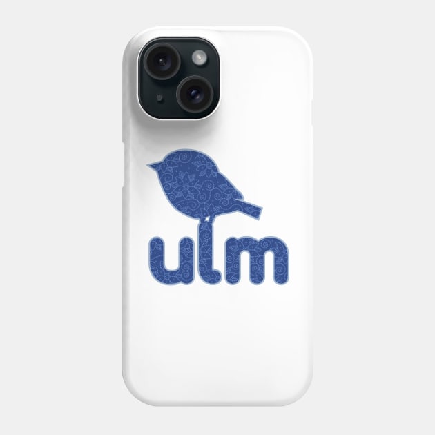 Ulmer Spatz Has The Blues Phone Case by dave-ulmrolls