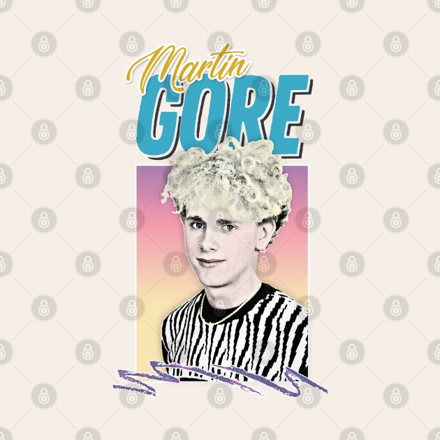 Martin Gore / 80s Style Aesthetic Fanart Design by DankFutura