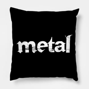 metal logo Pillow