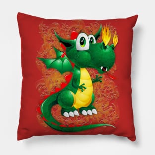 Baby Dragon Cute Cartoon Pillow