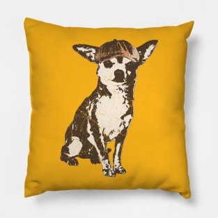 Newsboy Chihuahua Pillow