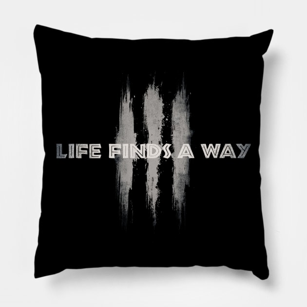 Life Finds A Way Pillow by alarts