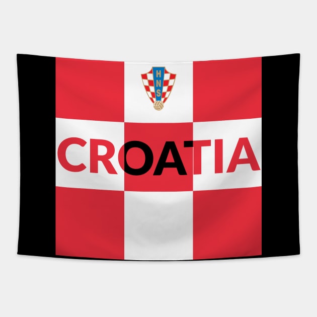 Croatia Tapestry by VEKTORKITA