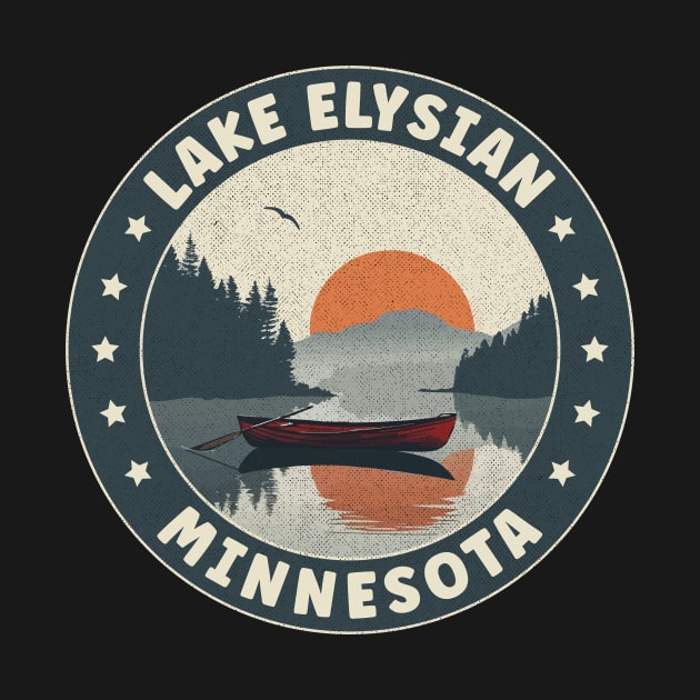 Lake Elysian Minnesota Sunset by turtlestart