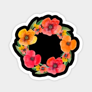 flower wreath Magnet