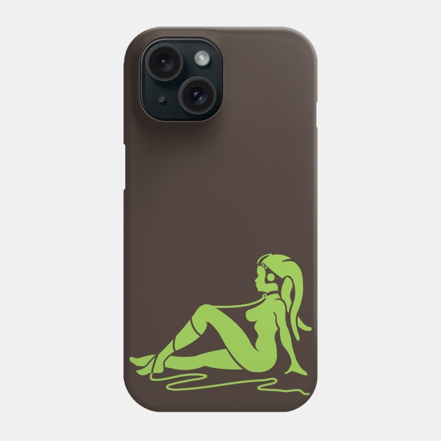 TwiLek Mudflap Girl Phone Case by LeftCoast Graphics