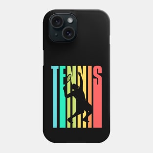 US Open Tennis Player Silhouette Phone Case