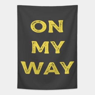 On My Way Tapestry