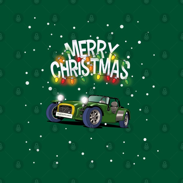 Caterham 7 Christmas Jumper design by Webazoot