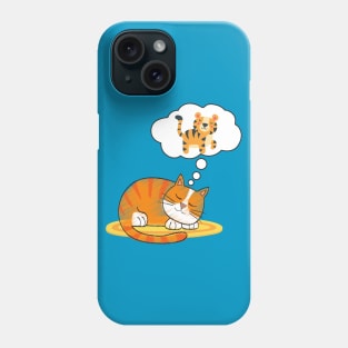 Cat vs Tiger Phone Case