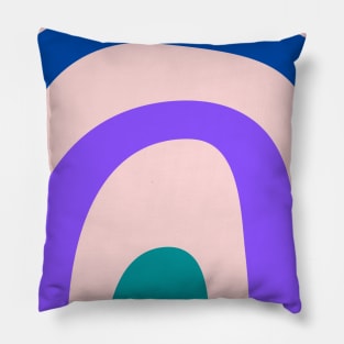 Boho pastel rainbow pattern Pillow