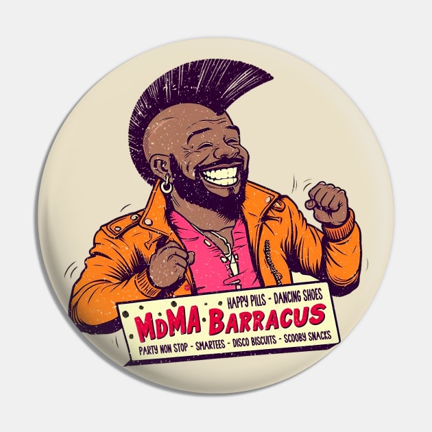 MDMA BARRACUS Pin by 3coo