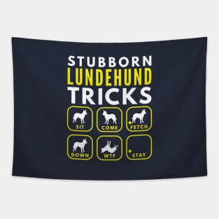Stubborn Lundehund Tricks - Dog Training Tapestry
