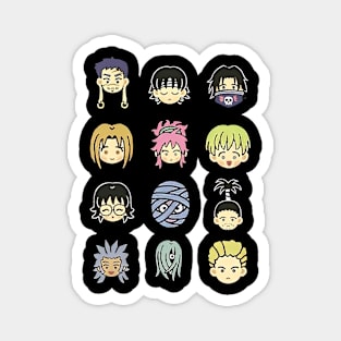 genei ryodan hunter x hunter anime pack  , hunterxhunter, hunter x hunter, killua, feitan, hisoka, kurapika, leorio, pitou, sparkle, gon Magnet