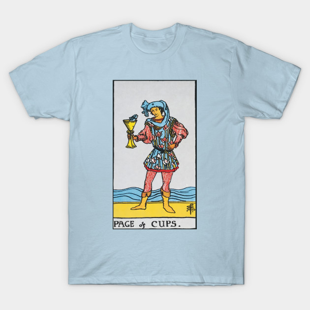 Disover Page of cups tarot card - Tarot Reader - T-Shirt