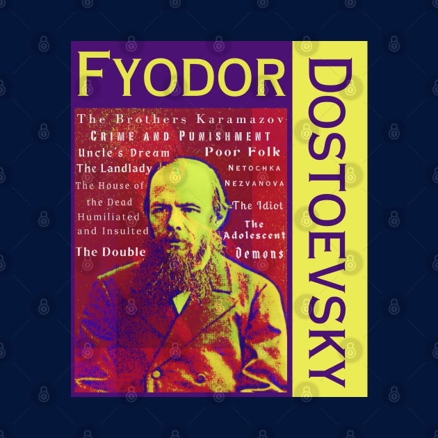 Copy of Fyodor Dostoyevsky portrait with Quote by artbleed