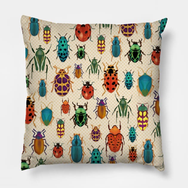 Bugs world Pillow by Unalome_Designs