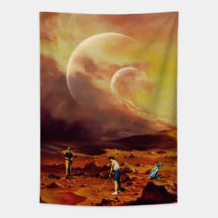 Cosmic Golf Tapestry