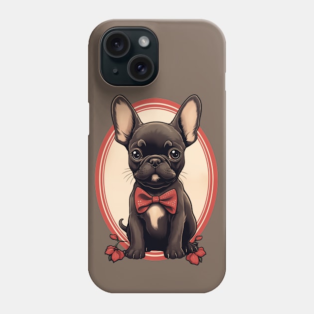 French Bulldog Tattoo Phone Case by JunkyDotCom