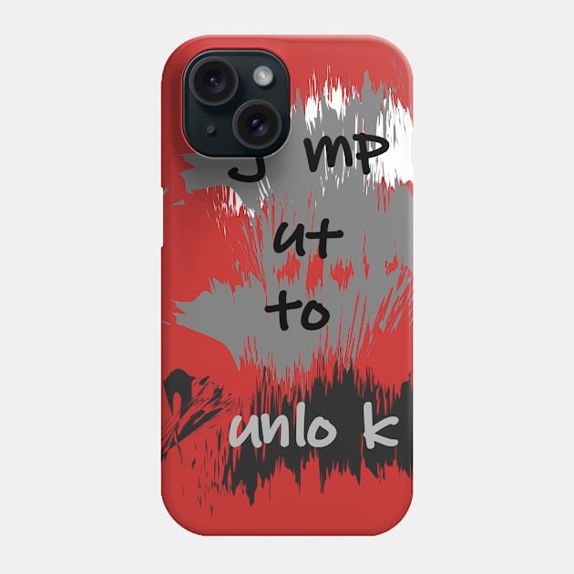 unlock shirt Phone Case by noppshirtshop