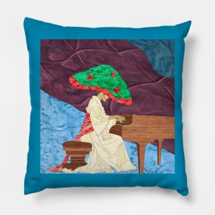 Mushroom Pianist Pillow