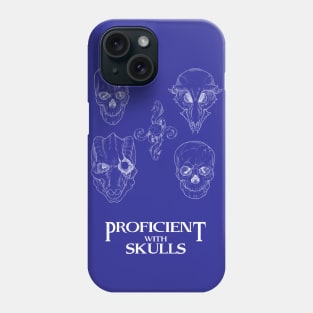 Proficient With Skulls (Double Sided) Phone Case