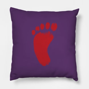 Distressed Foot Tribe Pillow