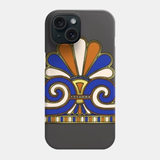 Greek shield decorative pattern Phone Case