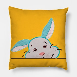 Happy Rabbit Pillow