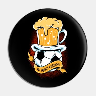 ball and beer Pin