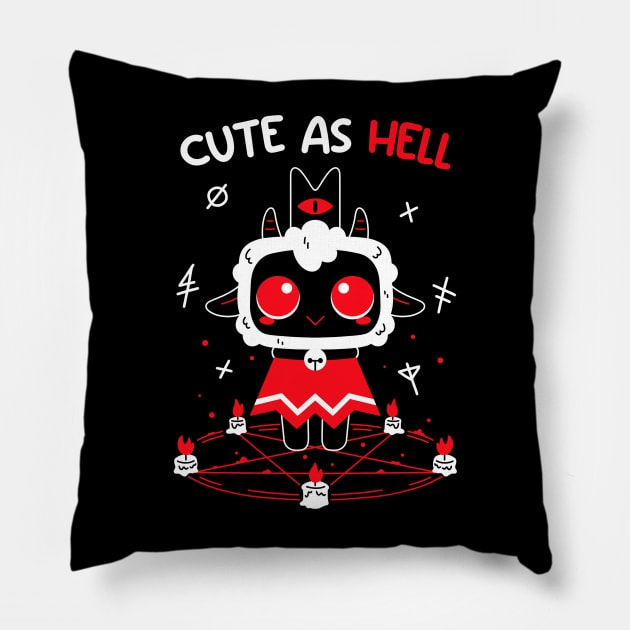 Cute cult Pillow by paulagarcia