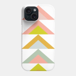 Triangles in Pastel Earth Tones Phone Case