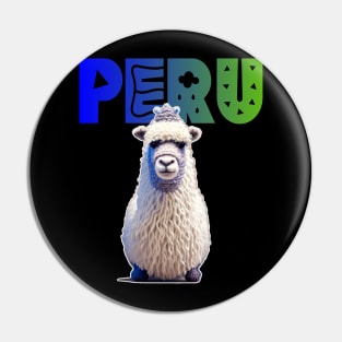 Alpaca Peru Pin