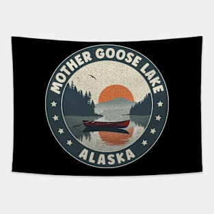 Mother Goose Lake Alaska Sunset Tapestry