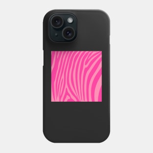 Pink Zebra Pattern Phone Case