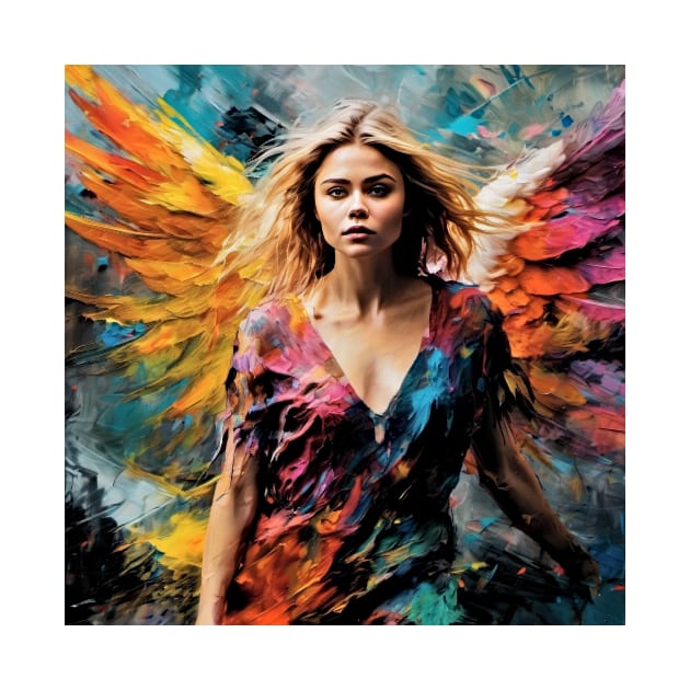 Chloë  Moretz in action as an angel by bogfl