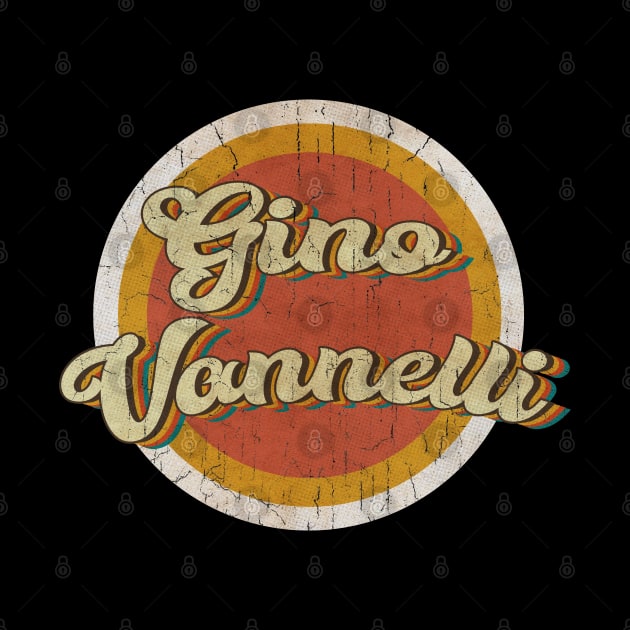 circle vintage Gino Vannelli by KewanAlasStore