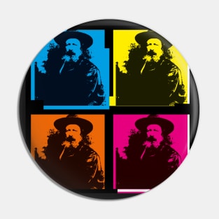 Alfred Lord Tennyson - Poet - colorful, pop art style design Pin