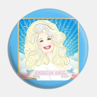 Dolly Parton American Angel Pin