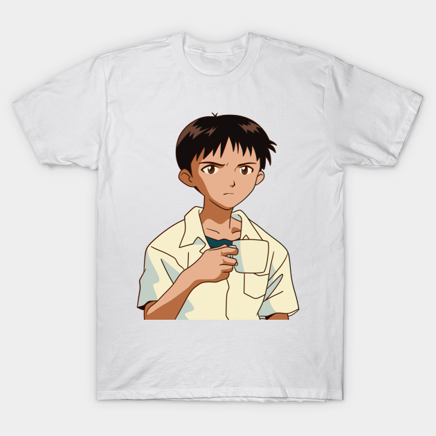 Shinji Coffee - Evangelion - T-Shirt