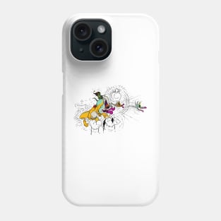 SKATING BLOODY RABBIT 011 Phone Case