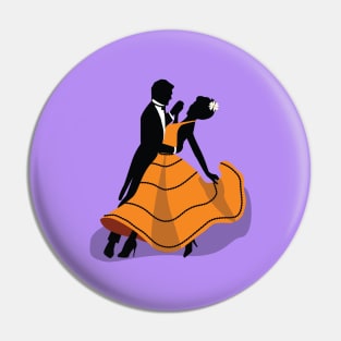 Dancing Lovers Pin