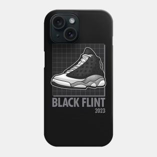 AJ 13 Retro Black Flint Sneaker Phone Case