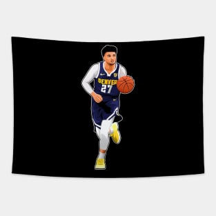 Jamal Murray #27 Handle The Ball Tapestry