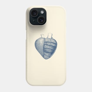 Heart Diagram - Vintage Anatomy Phone Case