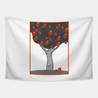 Simple apple tree Tapestry